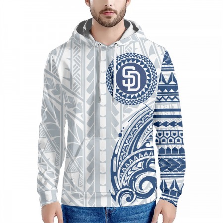 Men's San Diego Padres White Hoodie