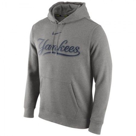 New York Yankees Club Pullover Gray MLB Hoodie