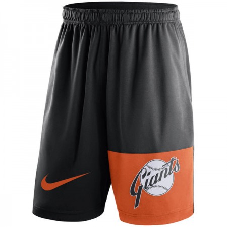 Men's San Francisco Giants Black Cooperstown Collection Dry Fly Shorts