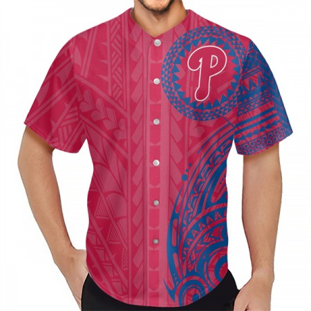 Men's Philadelphia Phillies Red Baseball Jersey