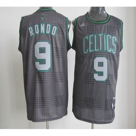 Celtics #9 Rajon Rondo Black Rhythm Fashion Embroidered NBA Jersey