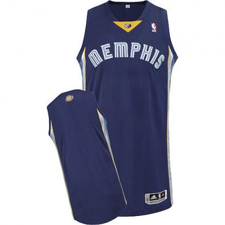 Revolution 30 Grizzlies Blank Dark Blue Stitched NBA Jersey