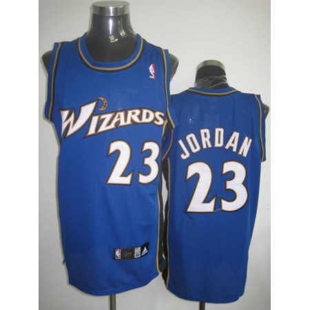 Wizards #23 Michael Jordan Stitched Blue NBA Jersey