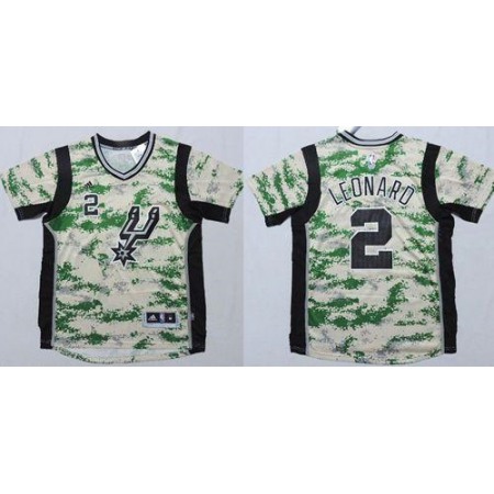 Spurs #2 Kawhi Leonard Camo Pride Stitched NBA Jersey