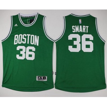 Revolution 30 Celtics #36 Marcus Smart Green Stitched NBA Jersey