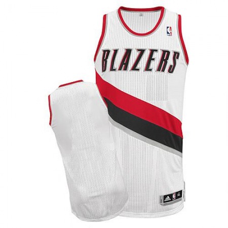 Revolution 30 Blazers Blank White Stitched NBA Jersey