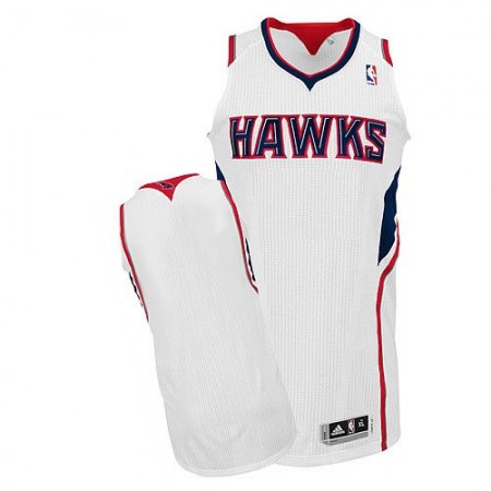 Revolution 30 Hawks Blank White Stitched NBA Jersey