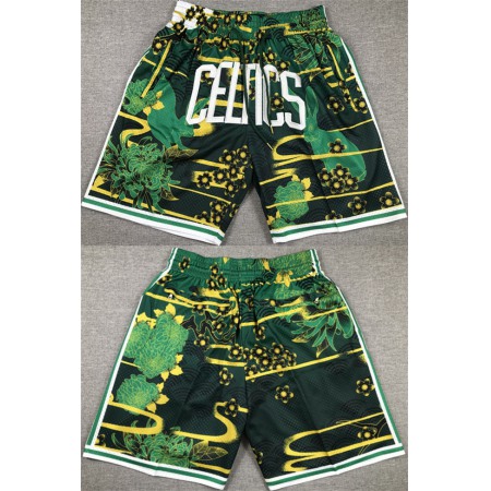 Men's Boston Celtics Green/Black Shorts (Run Small)