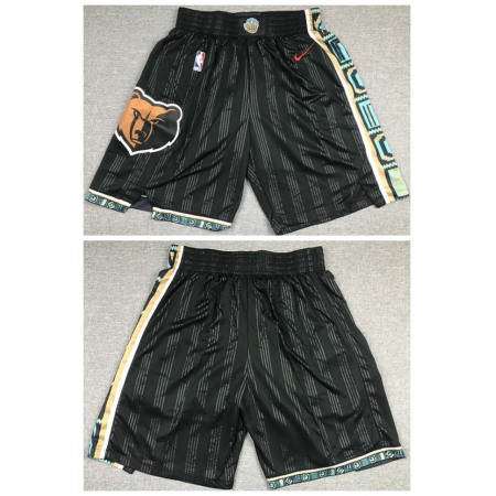 Men's Memphis Grizzlies Black Shorts (Run Small)