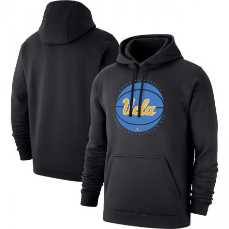 Men's UCLA Bruins Black Basketball Pullover Hoodie