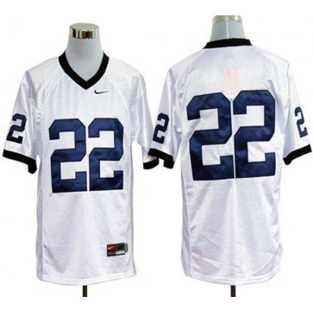 Nittany Lions #22 White Stitched NCAA Jersey