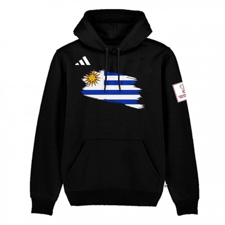 Men's Argentina World Cup Soccer Black Hoodie