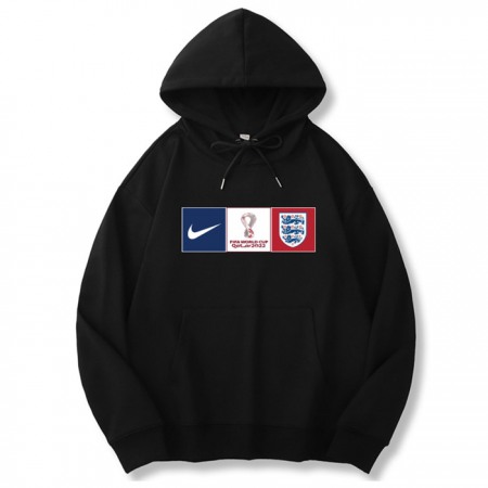 Men's England World Cup Soccer Hoodie Black