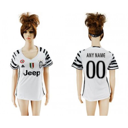 Women's Juventus Personalized Sec Away Soccer Club Jersey