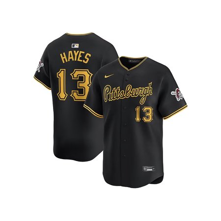 Youth Pittsburgh Pirates #13 Ke'Bryan Hayes Black Home Limited Stitched Baseball Jersey