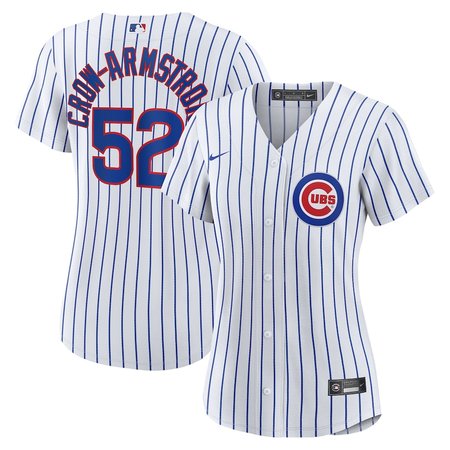 Women's Chicago Cubs #52 Pete Crow-Armstrong White Home Replica Player Jersey