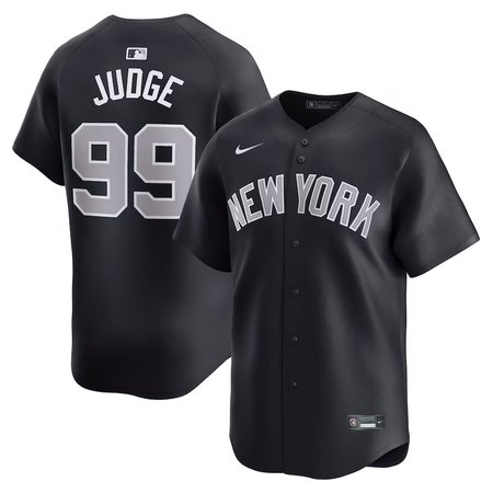 Men's New York Yankees #99 Aaron Judge Navy Alternate Limited Player Jersey