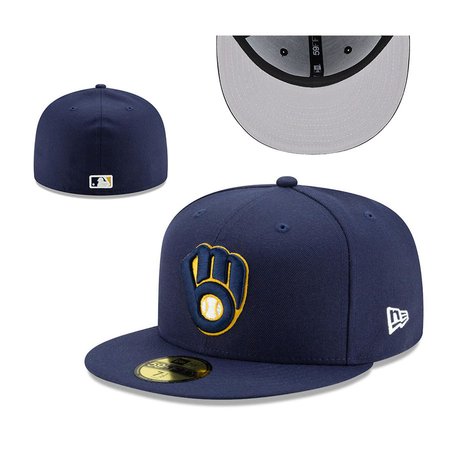 Milwaukee Brewers Fitted Hat