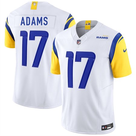 Youth Los Angeles Rams #17 Davante Adams White 2024 F.U.S.E Vapor Untouchable Stitched Football Jersey