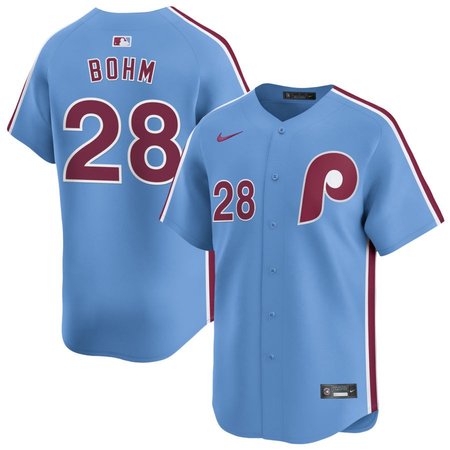 Men's Philadelphia Phillies #28 Alec Bohm Nike Blue Home Limited Player Jersey