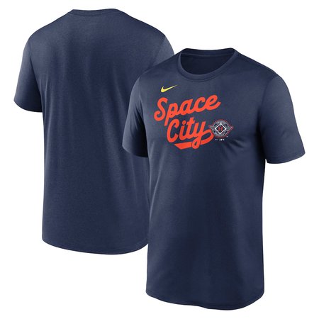 Men's Houston Astros Navy 2025 City Connect Team Phrase Legend Performance T-Shirt