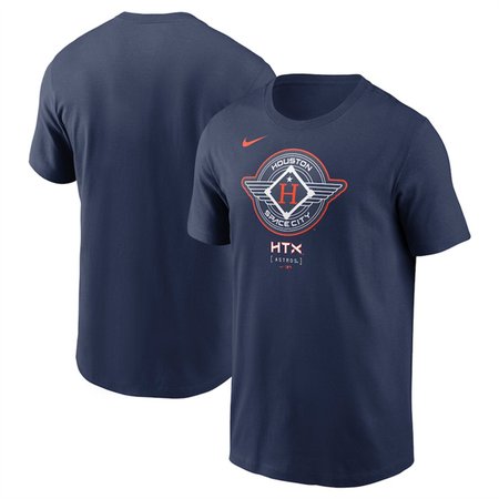 Men's Houston Astros Navy 2025 City Connect Logo T-Shirt