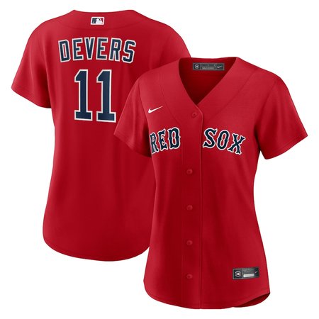 Women's Boston Red Sox #11 Rafael Devers Nike Red Alternate Replica Player Jersey