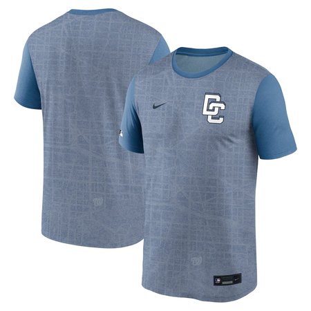 Men's Washington Nationals Nike Gray 2025 City Connect Authentic Collection Velocity Performance T-Shirt