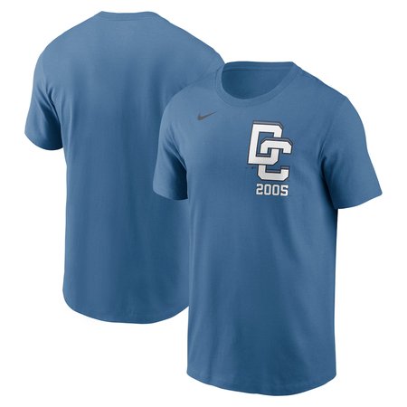 Men's Washington Nationals Nike Blue 2025 City Connect Wordmark T-Shirt