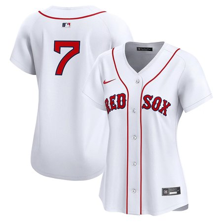 Women's Boston Red Sox #7 Masataka Yoshida White Home Limited Player Jersey