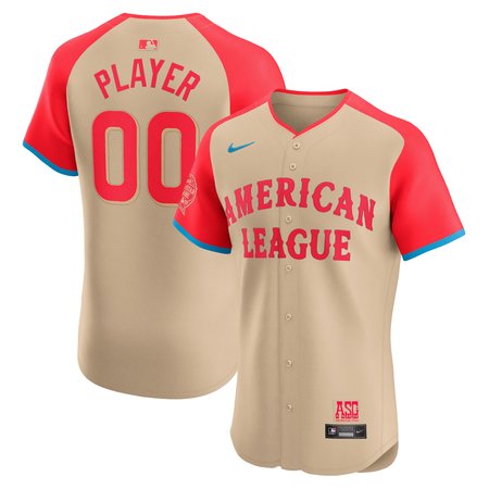 Men's American League Cream 2024 MLB All-Star Game Elite Pick-A-Player Jersey