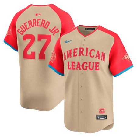 Men's American League Vladimir Guerrero Jr. Cream 2024 MLB All-Star Game Limited Player Jersey