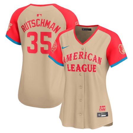 Women's American League Adley Rutschman Cream 2024 MLB All-Star Game Limited Player Jersey