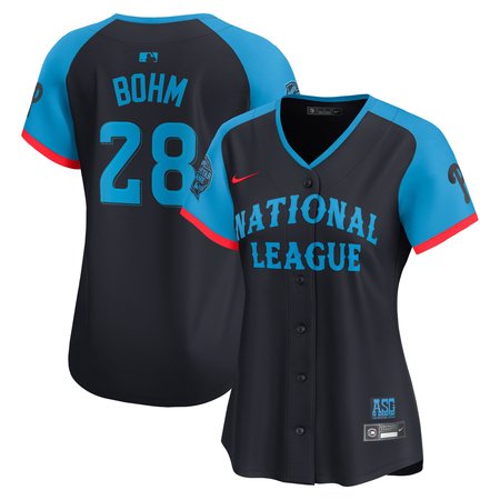 Women's National League Alec Bohm Navy 2024 MLB All-Star Game Limited Player Jersey