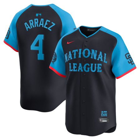 Men's National League Luis Arraez Navy 2024 MLB All-Star Game Limited Player Jersey