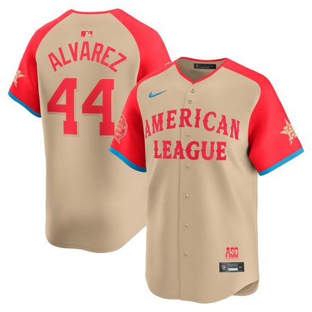 Men's American League Yordan Alvarez Cream 2024 MLB All-Star Game Limited Player Jersey