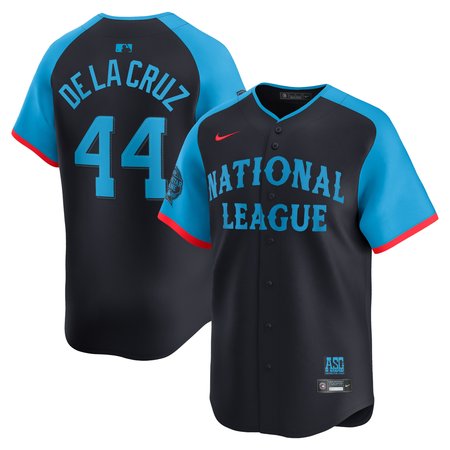 Men's National League Elly De La Cruz Navy 2024 MLB All-Star Game Limited Player Jersey