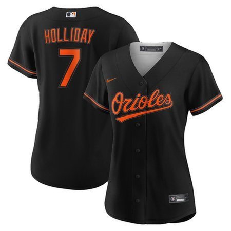 Women's Baltimore Orioles Jackson Holliday Nike Black Home Limited Player Jersey