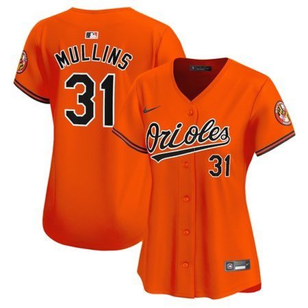 Women's Baltimore Orioles Cedric Mullins Orange Home Limited Player Jersey