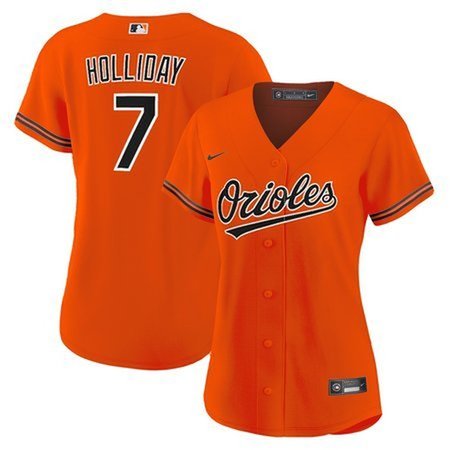 Women's Baltimore Orioles Jackson Holliday Orange Home Limited Player Jersey