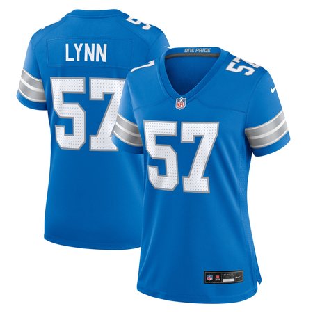 Women's Detroit Lions #57 Nate Lynn Blue Game Jersey