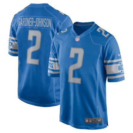 Men's Detroit Lions Chauncey Gardner-Johnson Blue Game Player Jersey