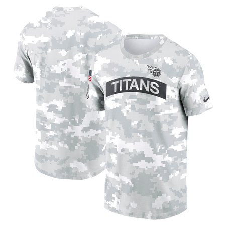 Men's Tennessee Titans Nike Arctic Camo 2024 Salute To Service Performance T-Shirt