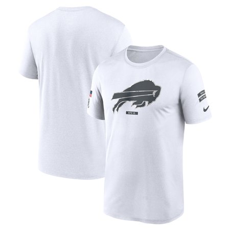 Men's Buffalo Bills White 2024 Salute To Service Legend Performance T-Shirt