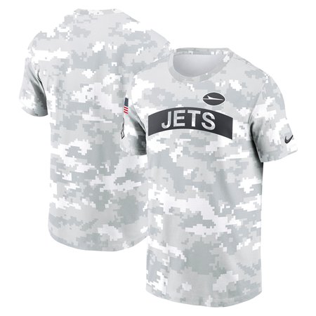 Men's New York Jets Arctic Camo 2024 Salute To Service Performance T-Shirt