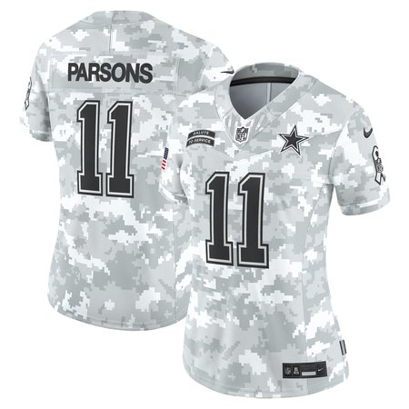 Women's Dallas Cowboys Micah Parsons Arctic Camo 2024 Salute to Service Limited Jersey