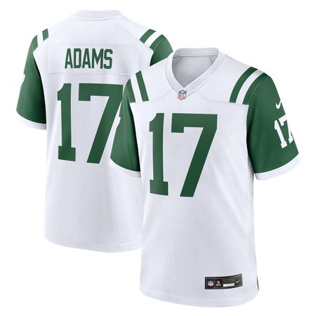 Men's New York Jets #17 Davante Adams White Classic Alternate Game Jersey