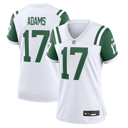 Women's New York Jets #17 Davante Adams White Classic Alternate Game Jersey