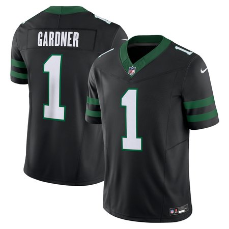 Men's New York Jets Ahmad Sauce Gardner Legacy Black Alternate Vapor F.U.S.E. Limited Jersey