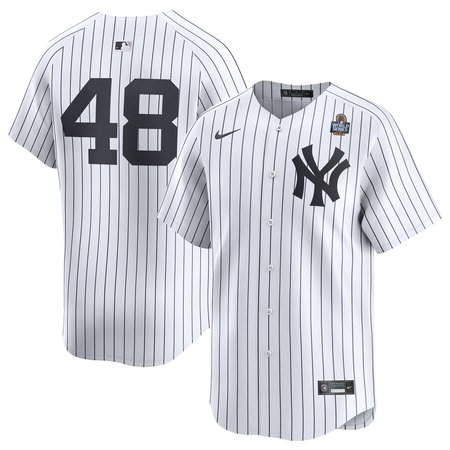 Men's New York Yankees Anthony Rizzo White 2024 World Series Limited Player Jersey